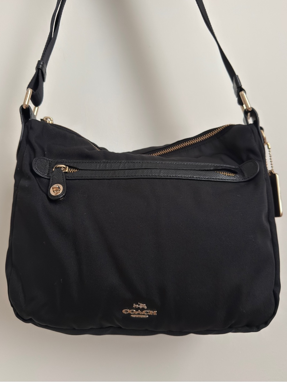 Coach Black Nylon Crossbody Bag Style 35502